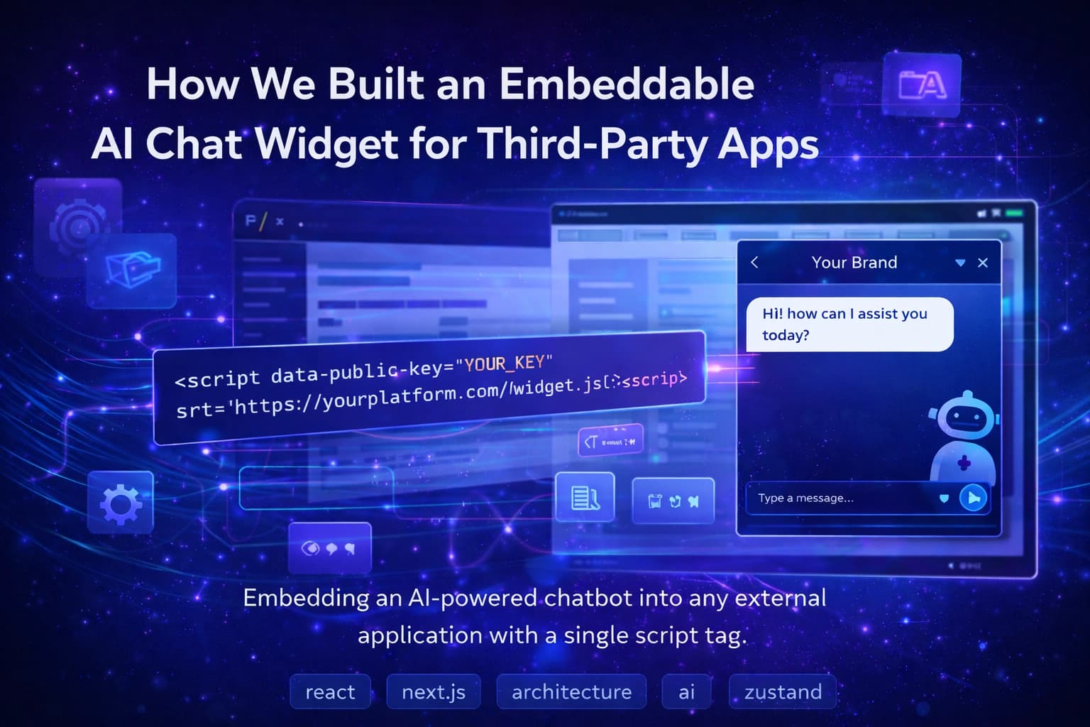 How We Built an Embeddable AI Chat Widget for Third-Party Apps